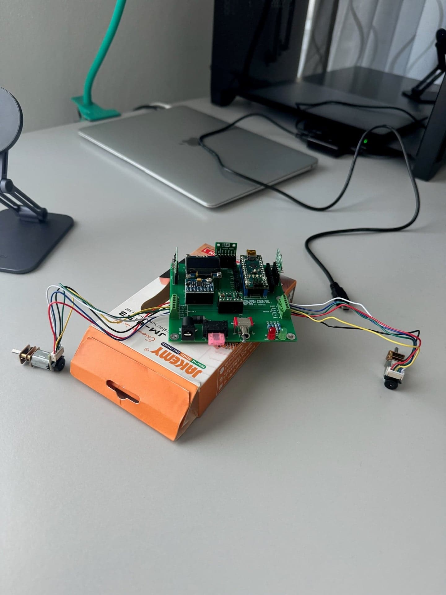 Micromouse prototype wiring