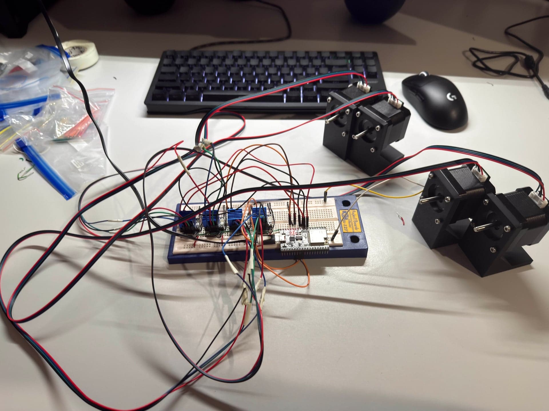 4-motor stepper driver wiring